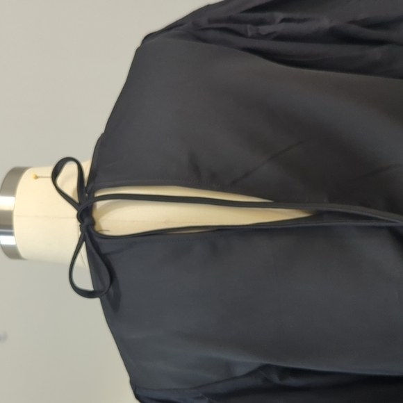 Brach Brach Balloon Sleeves Smock Dress Black S party cocktail goth office - Picture 4 of 9